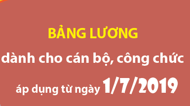Bảng lương kế toán trong cơ quan Nhà nước (mới nhất)