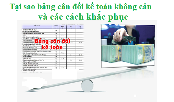 Tại sao bảng cân đối kế toán không cân và các cách khắc phục 