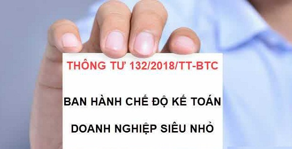 Quy định về chứng từ kế toán cho doanh nghiệp siêu nhỏ theo TT132