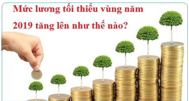 Mức lương tối thiểu vùng năm 2019 tăng lên như thế nào?