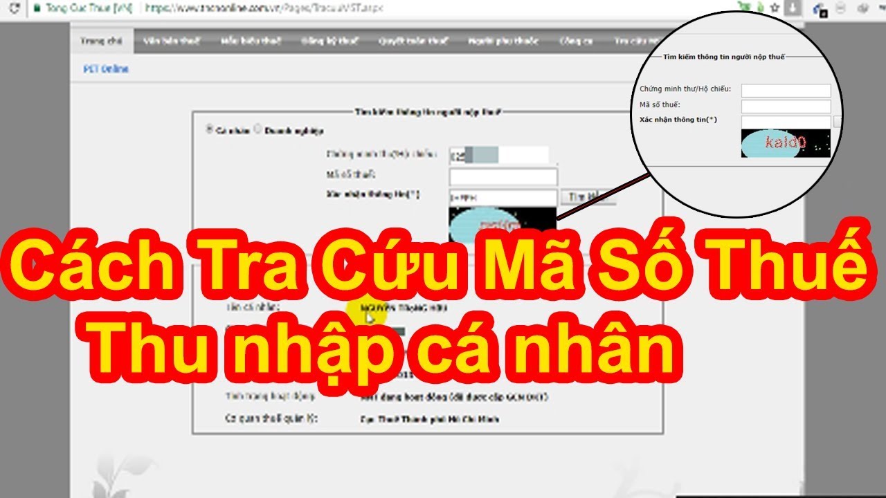 Hướng dẫn tra cứu thông tin mã số thuế thu nhập cá nhân và thông tin doanh nghiệp online mới nhất